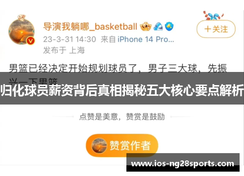 归化球员薪资背后真相揭秘五大核心要点解析 归化球员薪资背后真相揭秘五大核心要点解析