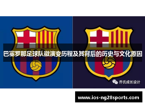 巴塞罗那足球队徽演变历程及其背后的历史与文化原因 巴塞罗那足球队徽演变历程及其背后的历史与文化原因